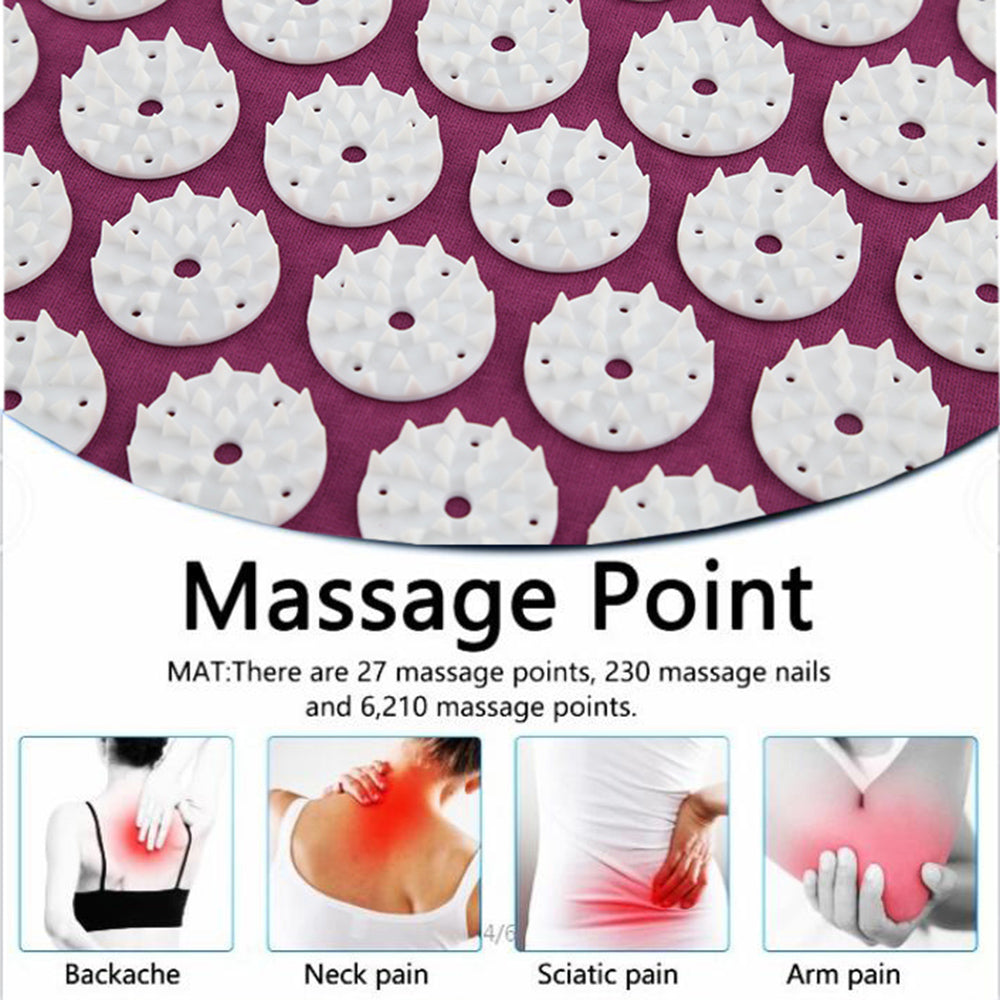 Acupressure Mat Massage Relieve Stress