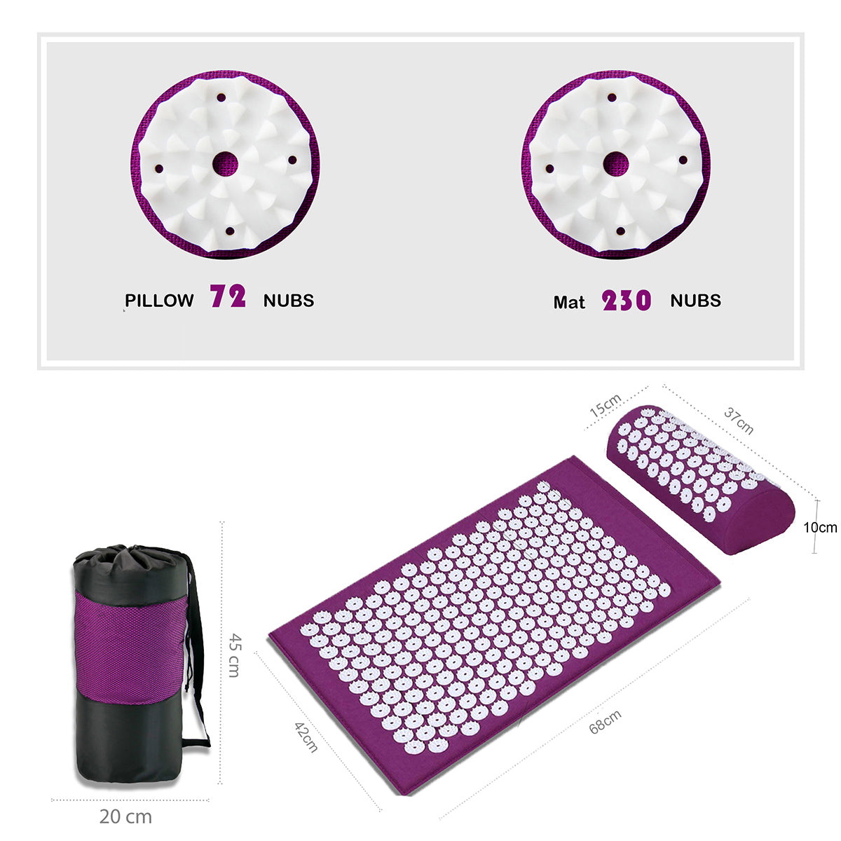 Acupressure Mat Massage Relieve Stress