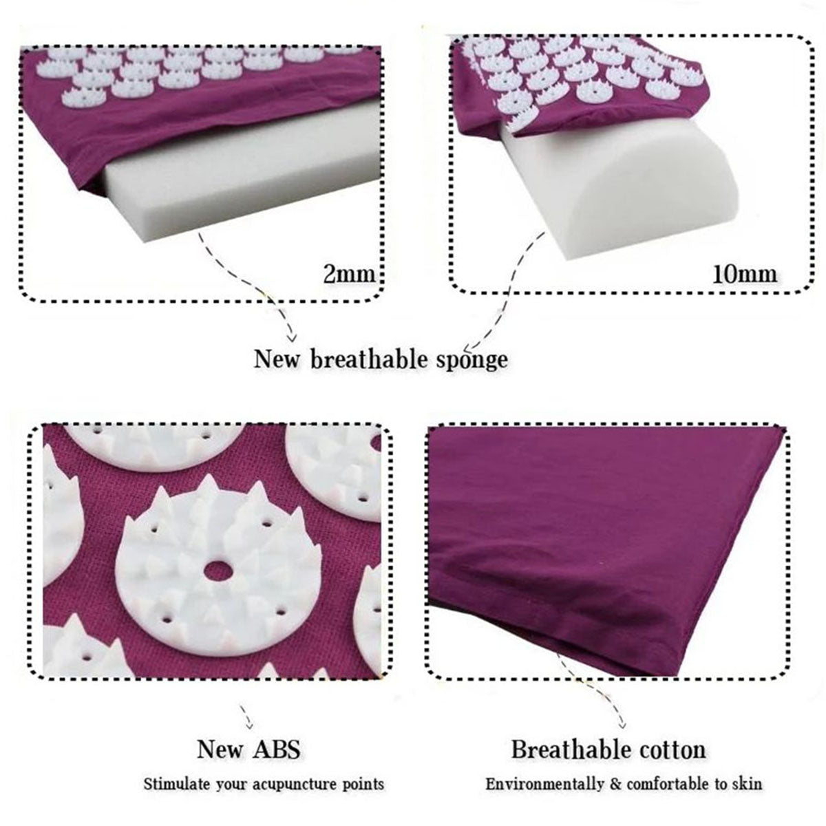 Acupressure Mat Massage Relieve Stress